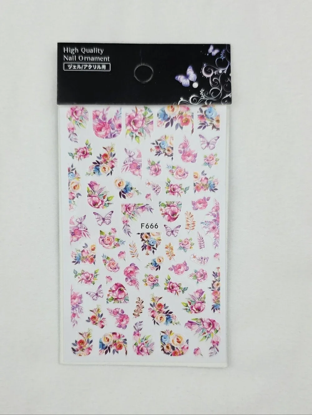 Trendy Self Adhesive Nails Art Transfer Sticker